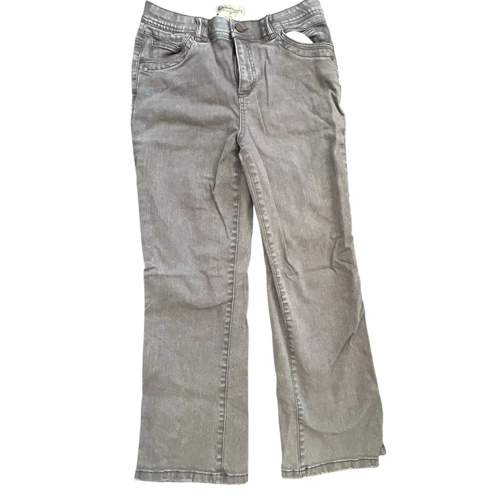 Democracy Ab Tech Brown Denim Jeans Bootleg, Sz 6 Y2K